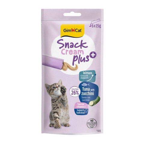 GIMCAT: Grain-free Meat Strips for Kittens with Tuna Zucchini 6 x 15g