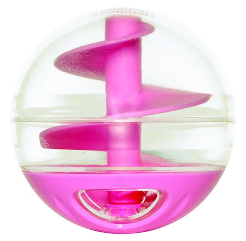 ~Catit Rotating Slide with Dispensing Toy Ball - Pink^