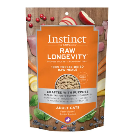 Instinct - Rabbit meat freeze-dried cat food – Q-PETS