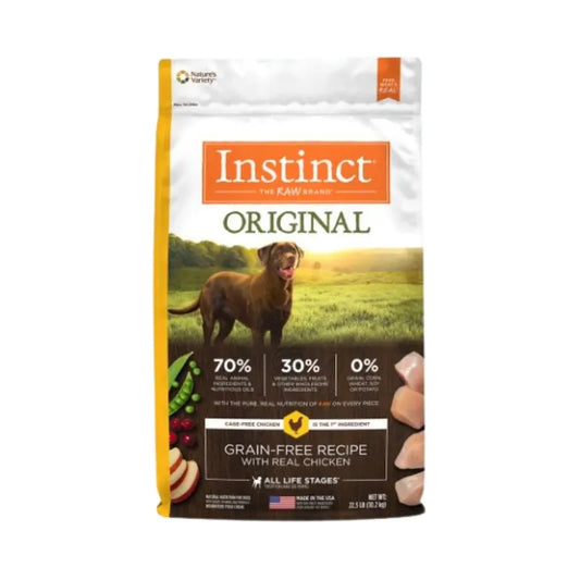 Instinct 天然百利: 無穀物雞肉狗糧 -22.5lb