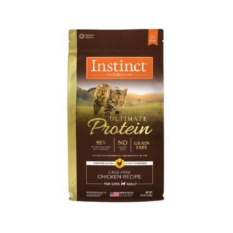 Instinct 天然百利: 優質蛋白放養型雞肉全貓糧 - 4lb