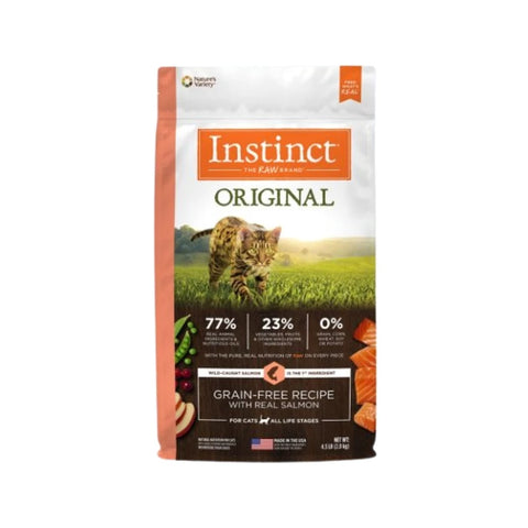 Instinct 天然百利: 無穀三文魚配方貓糧 - 4.5lb