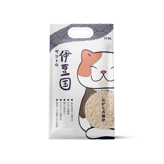 IZU 伊豆國: 豆腐貓砂原味 - 17.5L