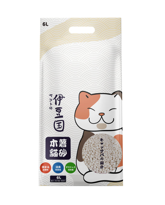 IZU 伊豆國: 木薯貓砂-6L