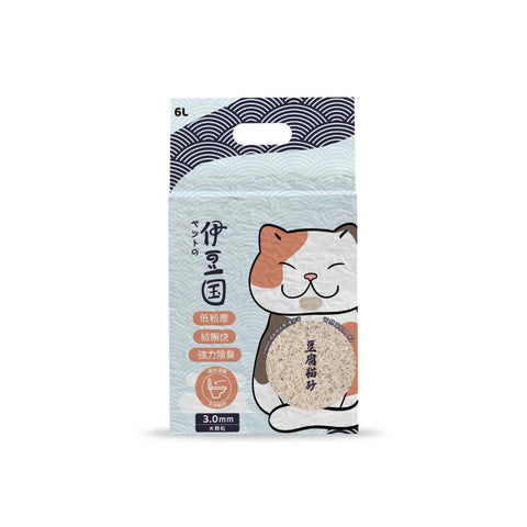IZU 伊豆國：天然豆腐貓砂3mm 6L