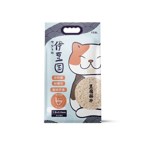 IZU 伊豆國：天然豆腐砂1.5+3mm 17.5L