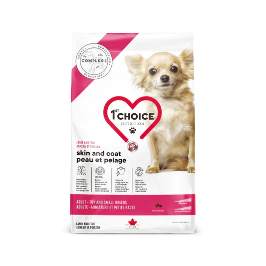 1st Choice 壹之選：羊肉魚糙米美毛迷你成犬糧|1stChoice - Mutton, Fish, Brown Rice And Hairy Mini Adult Dog Food