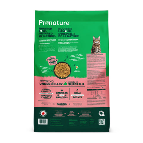 Pronature - Adult Cat Chicken & Lamb Hairball Formula Dry Food - 5kg