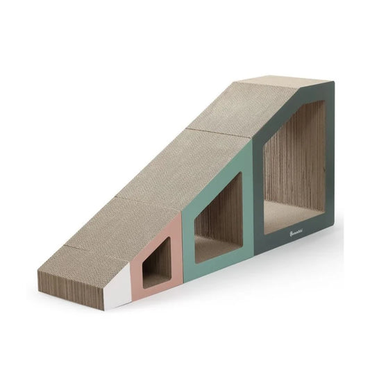 Lemmikki： 立體積木紙貓抓板 40x25x45cm