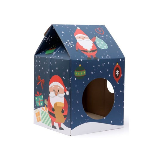 LEMMIKKI: 聖誕貓屋紙貓抓板33x32x51.5cm