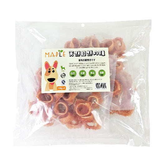 Maple: 美味雞肉包鱈魚卷狗小食 - 250g x 4包