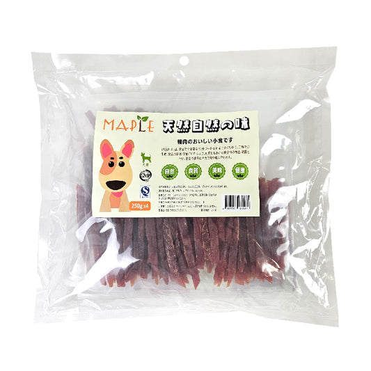 Maple: 美味鴨肉條狗小食 - 250g x 4包