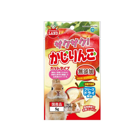 Marukan：小動物凍乾蘋果片5g