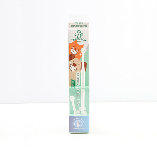 Petedison：貓犬迷你牙刷連替換裝