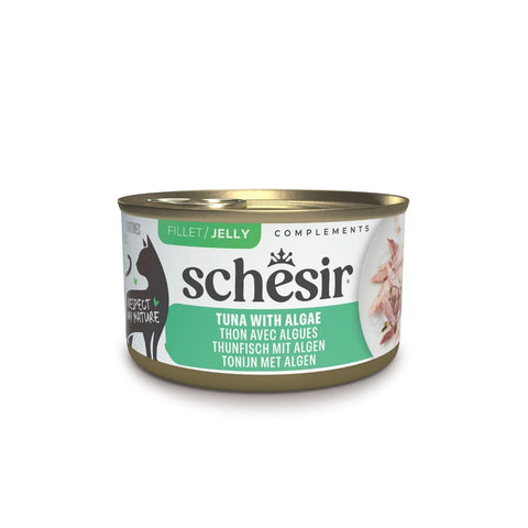 Schesir: Natural Tuna with Seaweed and Rice in Jelly Cat Food - 70g