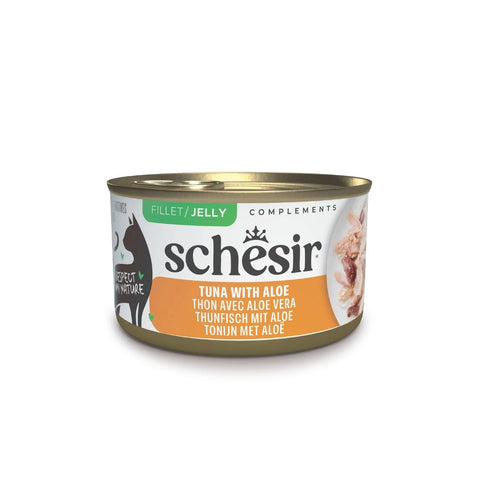 Schesir: Natural Tuna with Aloe Vera and Rice in Jelly Cat Food - 70g