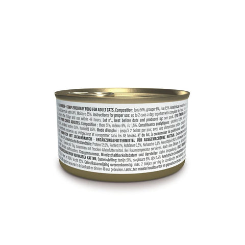 Schesir: Natural Tuna with Grouper and Rice in Jelly Cat Food - 70g
