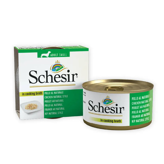 Schesir ：Wet Original 湯煮 - 純雞肉狗罐頭 - 85g