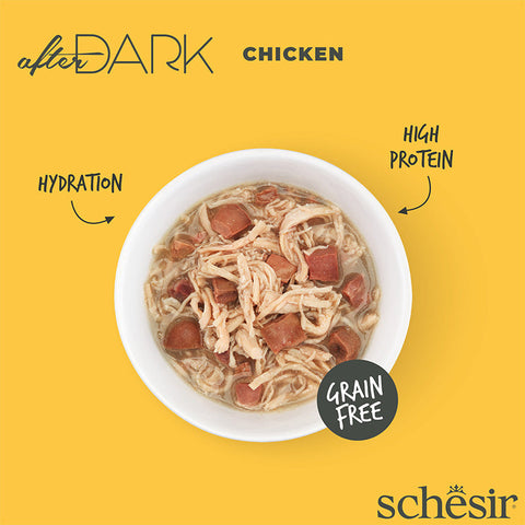 Schesir: After Dark - Chicken Recipe Cat Food for All Stages - 80g 
