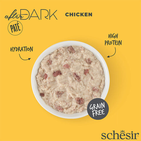 Schesir：AFTER DARK -雞肉貓用全階段肉醬主食罐80g