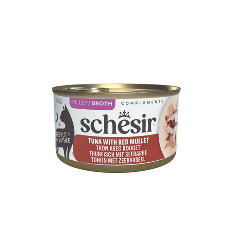 Schesir: Natural Tuna with Mullet and Rice in Broth Cat Food - 70g
