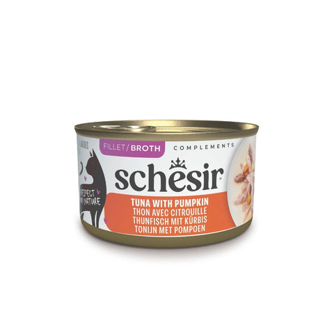 Schesir: Natural Tuna with Pumpkin and Rice in Broth Cat Food - 70g