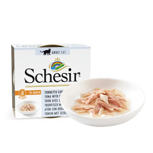 Schesir: Wet Original Gravy Tuna &amp; Sea Bream Cat Food - 70g 