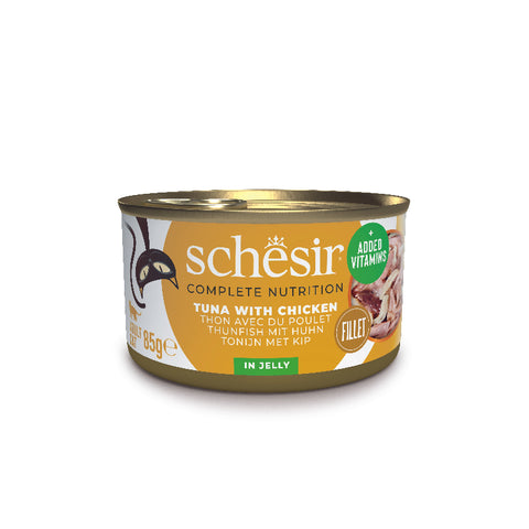 Schesir - PHASE 2 - Jelly - Tuna & Chicken Shreds Cat Wet food - 85g