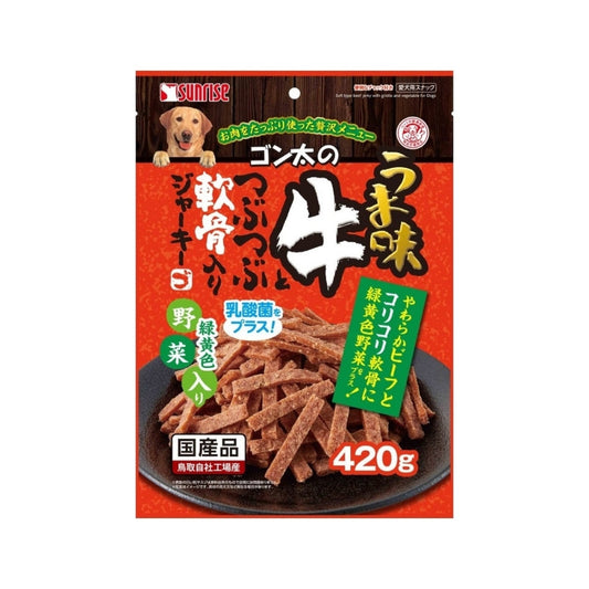 Sunrise：軟骨黃綠蔬菜牛肉條420g