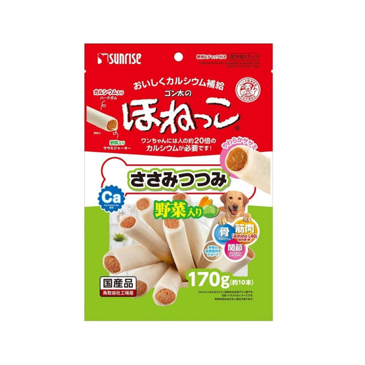 Sunrise: High Calcium Vegetable and Chicken Rolls for Dogs 170g