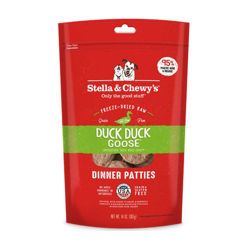 Stella&Chewys - Freeze Dried Dog Food Duck & Goose - 14oz
