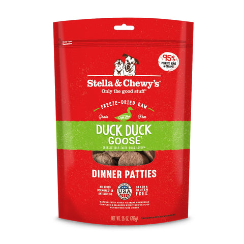 Stella&Chewys - Freeze Dried Dog Food Duck & Goose - 25oz