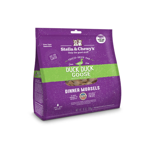Stella&Chewys - Freeze Dried Cat Food Duck & Goose - 18oz