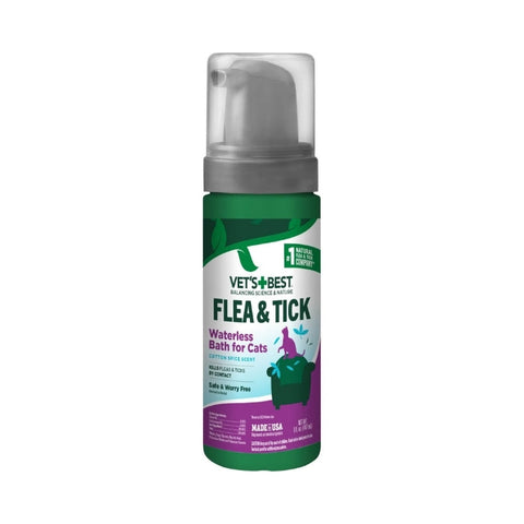 Vet's+Best：殺蚤棉香乾洗泡沫(貓用)147ml