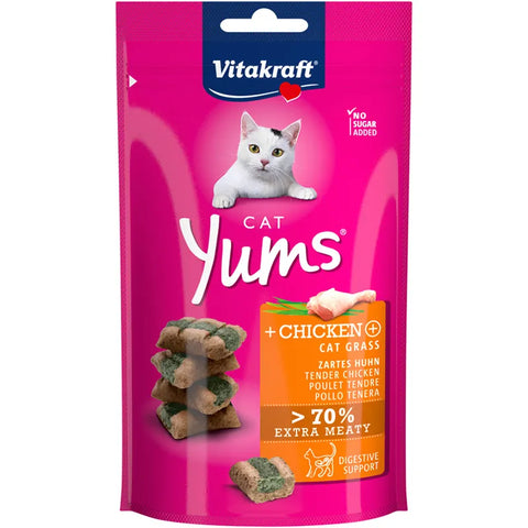 Vitakraft - Cat Treats Gravy Muffin/Chicken Cat Grass