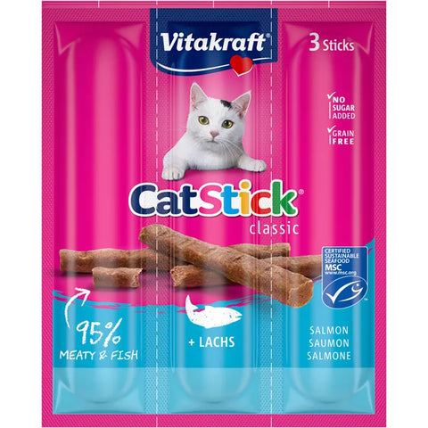 Vitakraft - Cat Treat Salmon Meat Stick