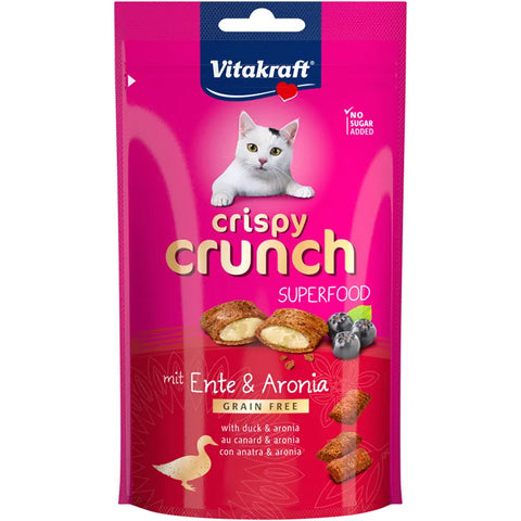 Vitakraft - Cat Treats Crispy Crunch Duck & Wild Cherry Berry