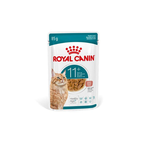 Royal Canin 法國皇家 老齡貓11歲以上肉汁濕糧 85g - 11歲以上老貓專用，小包裝一次完食，支持關節活力及消化吸收功能