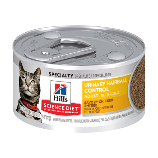 Hills 希爾思：成貓泌尿健康去毛球主食罐2.9oz 10138