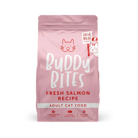Buddy Bites：成貓乾糧三文魚-2kg