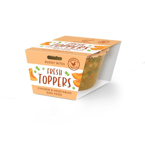 Buddy Bites：雞肉蔬菜濕伴糧80g(單盒)