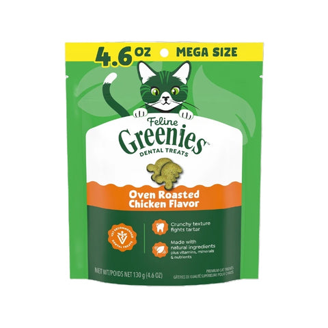 Greenies: FGS46CFeline Roasted Chicken Flavor 4.6oz