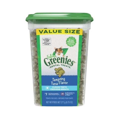 Greenies：貓小食吞拿魚味珍寶桶9.7安士