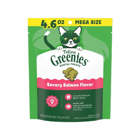 Greenies: FGS46S Feline Salmon Flavor 4.6oz