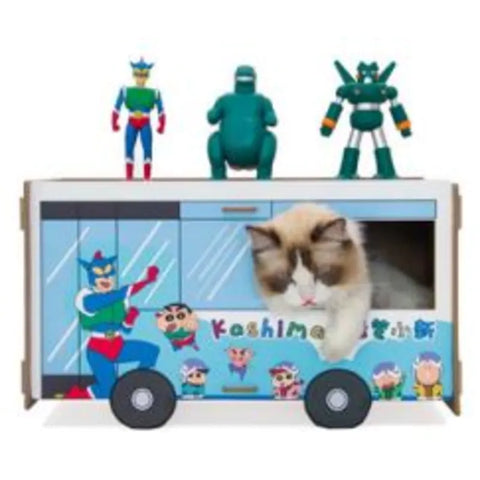 Kashima x Crayon Shinchan：動感超人巴士貓抓板