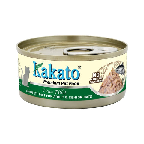 KAKATO：全營養吞拿魚成貓高齡主食罐70g