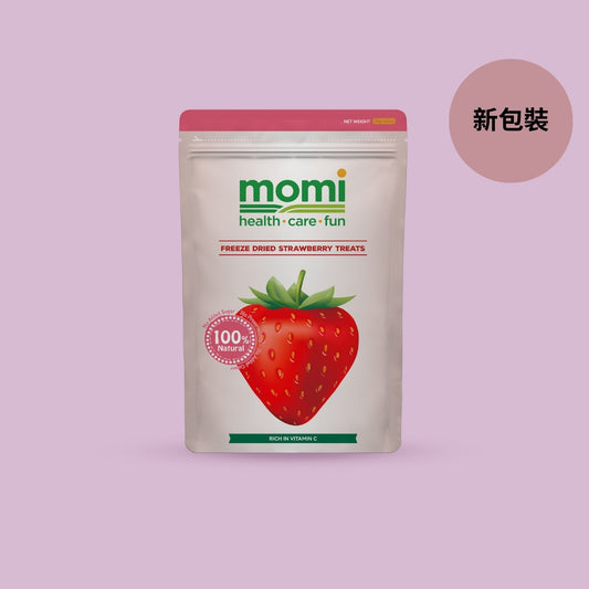 Momi 摩米: 草莓凍乾小食(新舊包裝隨機發出)