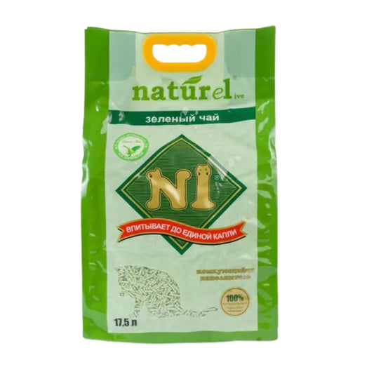 N1 Naturel 天然玉米綠茶豆腐貓砂 - 17.5L