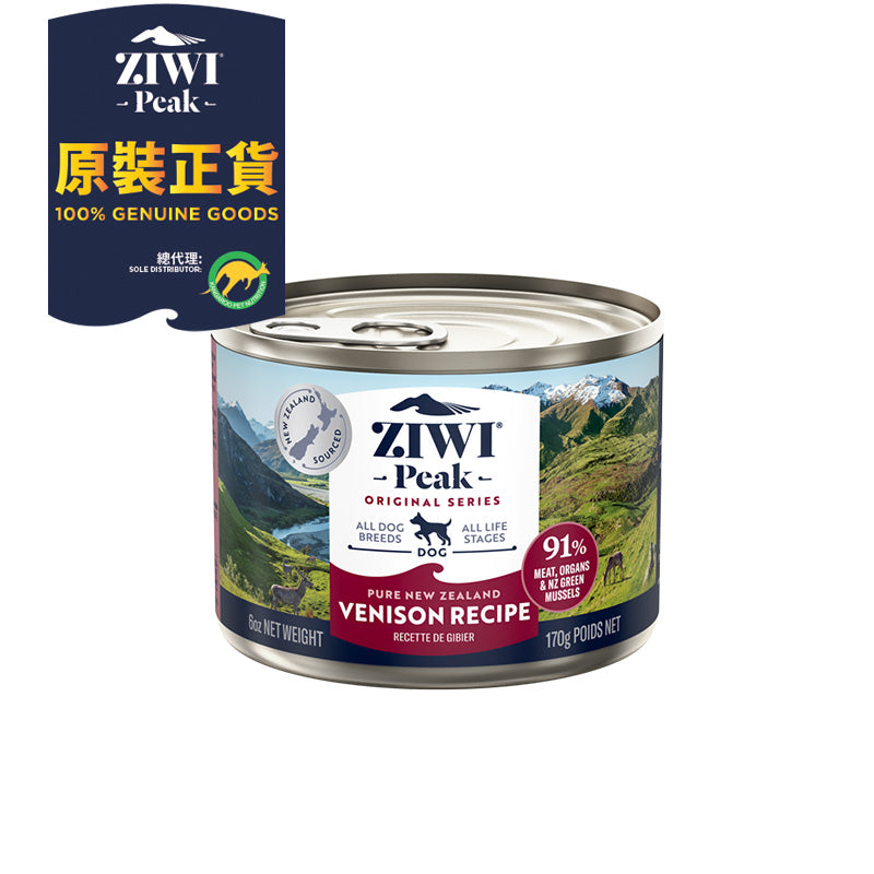 Ziwi Peak|鮮肉狗罐頭鹿肉配方|狗濕糧|Q-Pets寵物用品店– Q-PETS