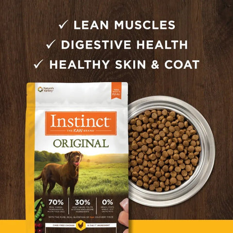 Instinct 天然百利: 無穀物雞肉狗糧 -22.5lb